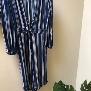 Blue and White Stripped Jumper